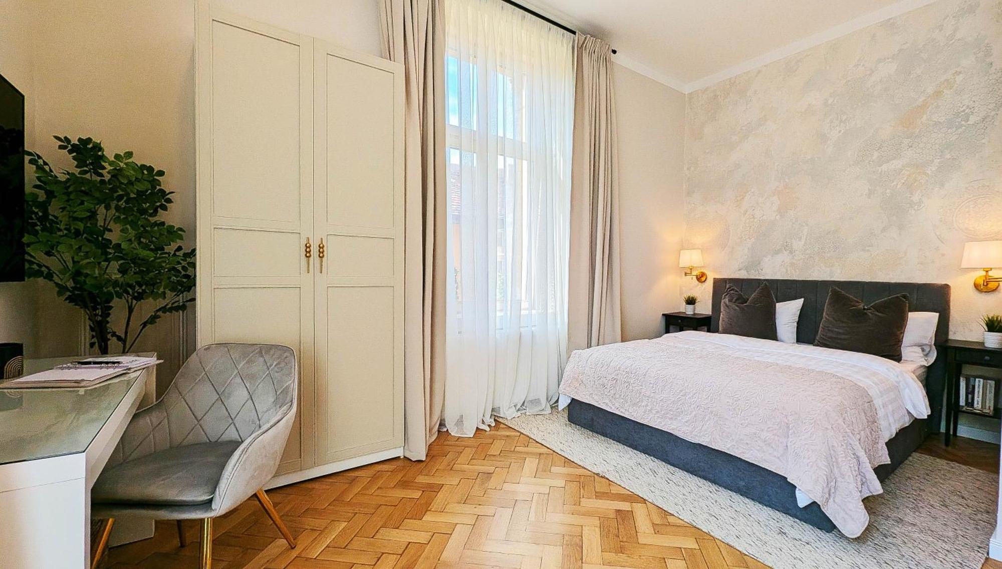 Apartment In Historic Center, Quiet Area, Ac Sibiu Exteriér fotografie